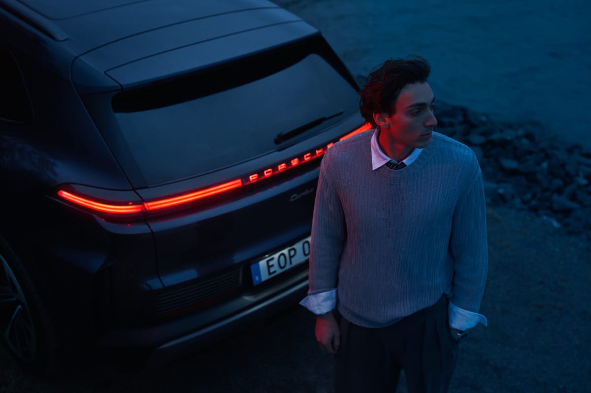 Mondo Duplantis for Porsche, makeup by Jessica de la Torre (image 3 of 4)